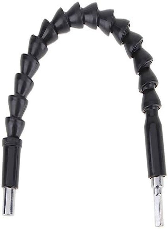 Mass Pro Flexible Shaft Magnetic Screwdriver Extension Drill Bit Adapter Holder for Electronic Power Drill 6mm ¼ Inch Hex Shank Drive 29.5 cm Long 1Pc Screwdriver Bit Set (Pack of 1) - Image 1